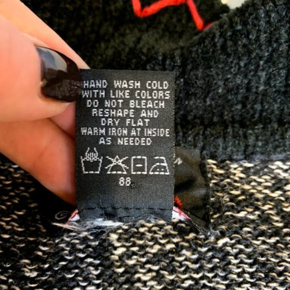 Vintage Dog Christmas Holiday Sweater Cardigan - S - Picture 6 of 7